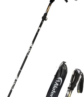 Aluminum Collapsible Ultralight Travel Trekking Hiking Pole for Men and Women