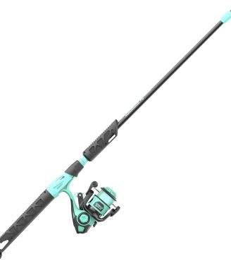 Zebco Rambler Fishing Reel and Rod Combo, Durable Fiberglass Rod with Built-in Carabiner, Patented No-Tangle Reel, Pre-Spooled with 8-Pound Zebco Fishing Line